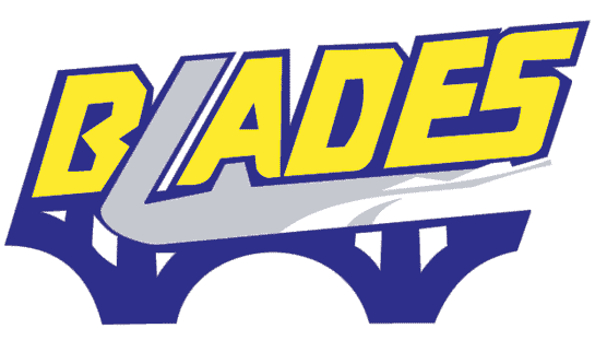 Saskatoon Blades 1993 94-1999 00 Primary Logo vinyl decal